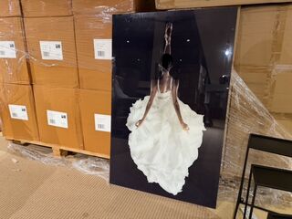 Schilderij gehard glas Ballerina Homebound