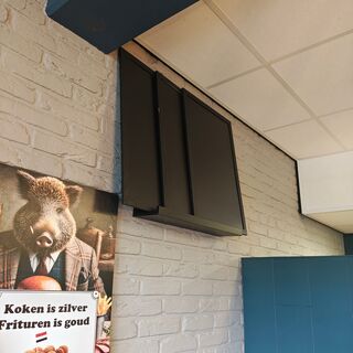 6x Krijtbord, hout