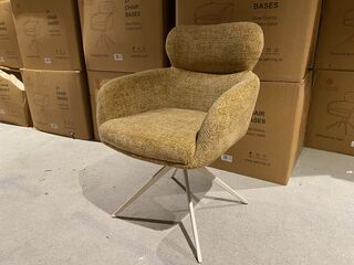 Set van 6 eetkamerstoelen, Donny, zand