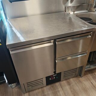 Koelwerkbank 1deur, 2 lades, GGM