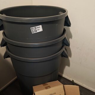 6x Afval emmers