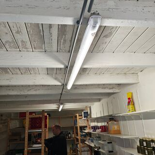 2x TL Led armatuur  met sensor