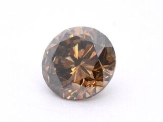 Diamant – 1.02 carat natuurlijke cognac gekleurde diamant (gecertifice