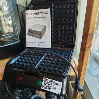 Wafelijzer, Gourmet Maxx, zwart
