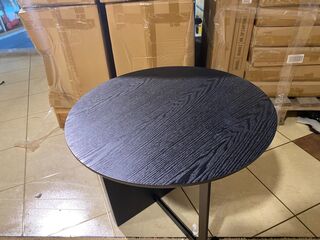 Salontafel, black ash