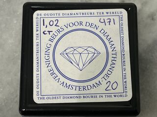 Diamant – 1.02 carat natuurlijke diamant