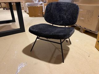 Fauteuil, Kiki, zwart