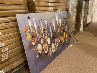 Schilderij gehard glas Spices