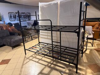 Stapelbed, zwart