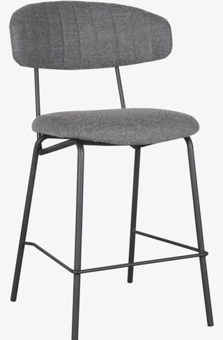 Set van 4 barstoelen, grijs