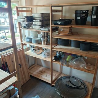 Grenen stelling 4 meter, excl. inhoud