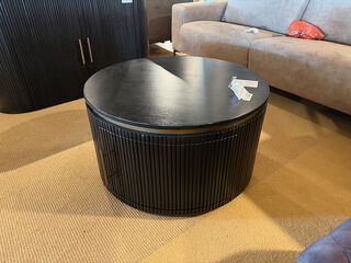 Salontafel rond Tower, zwart