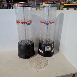 2x Snoepautomaten / capsuleautomaten, SALYSOL