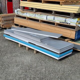 Partij divers isolatie plaatmateriaal op 2x pallet