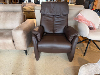 Relaxfauteuil verstelbaar Knudsen, bruin