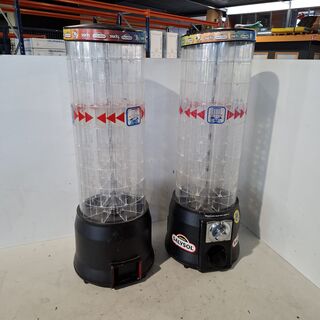 2x Snoepautomaten / capsuleautomaten, SALYSOL