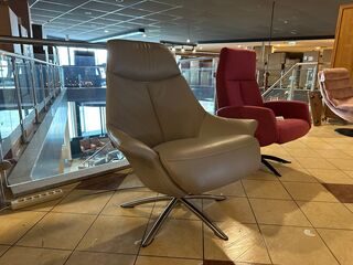 Draai fauteuil Knudsen, grijs