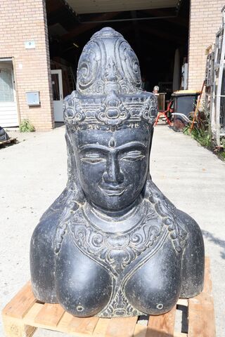 Beeld, Shive bust, Donkergrijs / Antraciet