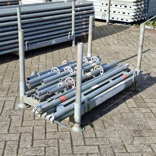 Partij Divers stijgermateriaal, Layher, Allround, in transportbok