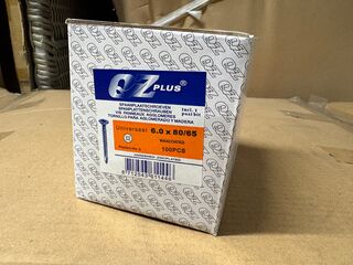 Ca. 24x 100 pack spaanplaatschroeven QZ-Combi, 6×80/65