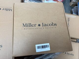 Ca. 185x Wand Decoratietegel Miller&Jacobs, 30x30cm