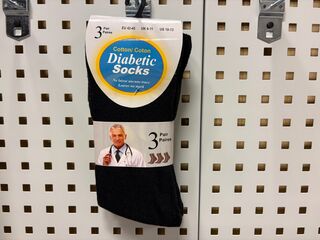 Ca. 80x Sokken-paar Diabetic, 2-pack, zwart