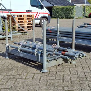Partij Divers stijgermateriaal, Layher, Allround, in transportbok