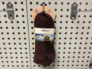 Ca. 108x Sokken Alpaca, All-Season, Burgundy