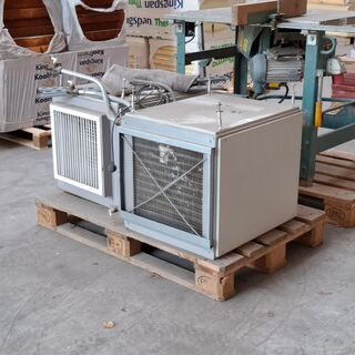 2x Luchtverwarmer, Thermoair, UH-9, grijs, 2000