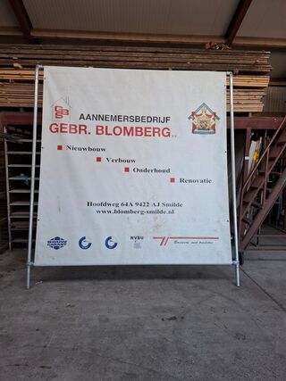 2x Doorwerkscherm