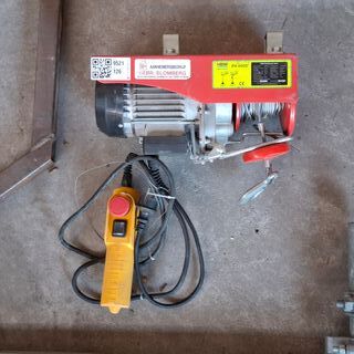 Elektrische takel, HBM, PA 400D, 2020, met hijsconstructie