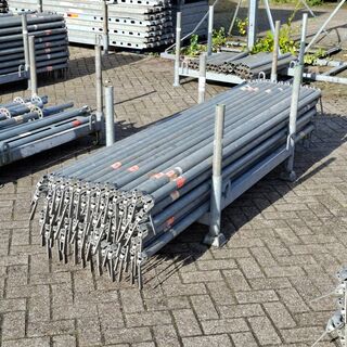 Partij O-liggers, Layher, Allround | 257cm, in transportbok