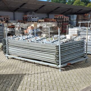 Ca. 20x Bouwhek in transportbok
