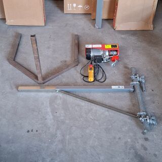 Elektrische takel, HBM, PA 400D, 2020, met hijsconstructie