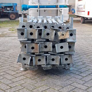 Ca. 49x Bouwstempel, Scafom-rux, BM-300, in transportbok