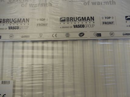Paneelradiator, Brugman, Compact, wit