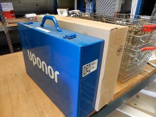 2x Uponor koffer, Uponor, Tool, blauw