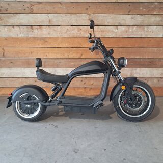 Elektrische bromfiets, Luqi, HL6.0S, Zwart, 2023