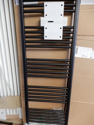 Handdoekradiator, Prorad, HD-RAD, black grafite