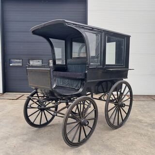 Antieke Koets, Kerkbrik A.J. Cezar Rijtuigmagazijn Groningen, 1890
