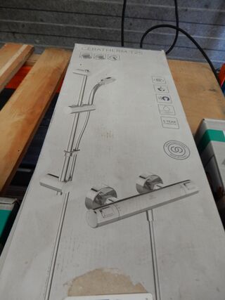 Doucheset, Ideal Standard, ceratherm t25, chroom