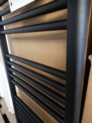 Handdoekradiator, Prorad, HD-RAD, black grafite