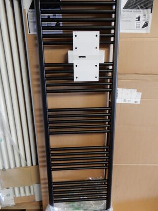 Handdoekradiator, Prorad, HD-RAD, black grafite