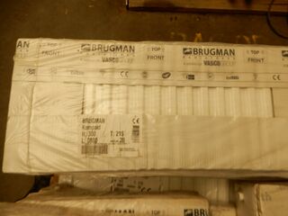 Paneelradiator, Brugman, Compact, wit