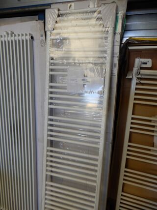 Handdoekradiator, Brugman, Ibiza, wit