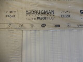 Paneelradiator, Brugman, Compact, wit