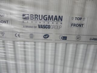 Paneelradiator, Brugman, Compact, wit