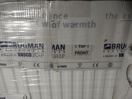 Paneelradiator, Brugman, Compact, wit