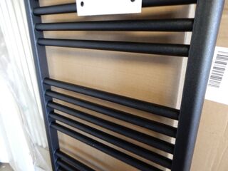 Handdoekradiator, Prorad, HD-RAD, black grafite
