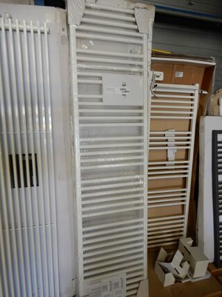 Handdoekradiator, Brugman, Ibiza, wit